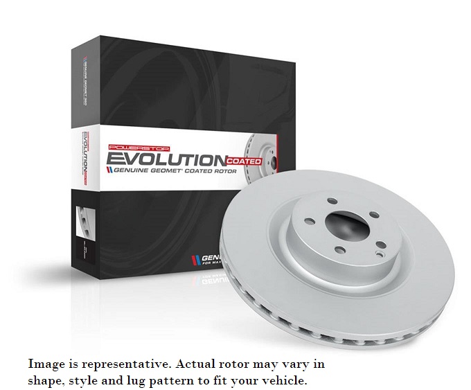Power Stop GEOMET coated 13.23 Rear Rotor 21-up Ford F-150 - Click Image to Close